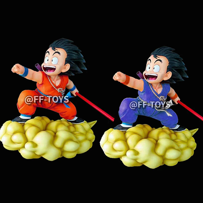 Фото Фигурка Dragon Ball Z, Сон Гоку с облаком, Аниме фигурки супер сайян Сон Гоку ГК, статуя 14 см, ПВХ Коллекционная модель, игрушки в подарок №1