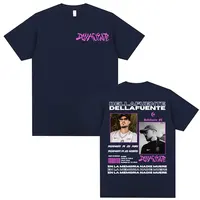Rapper Dellafuente Tour Cover Graphic T Shirts Men's Clothing Harajuku Hip Hop Punk Oversized T Shirt Casual 100% Cotton T-shirt 2