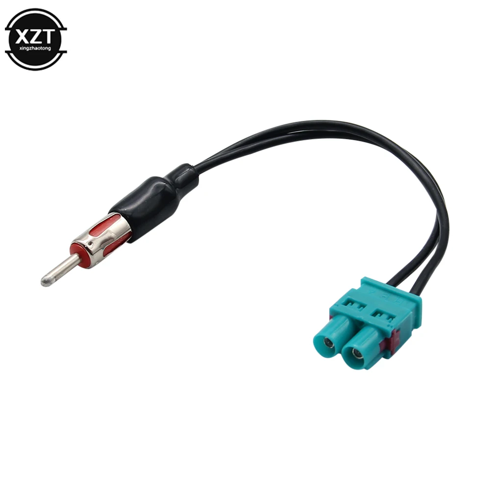 Radio Audio Cable Adaptor Antenna Male Double Fakra-Din Head Adapter Male Aerial for Audi VW Volkswagen Car ethernet cable power supply cable edl cable wrapping wire cable