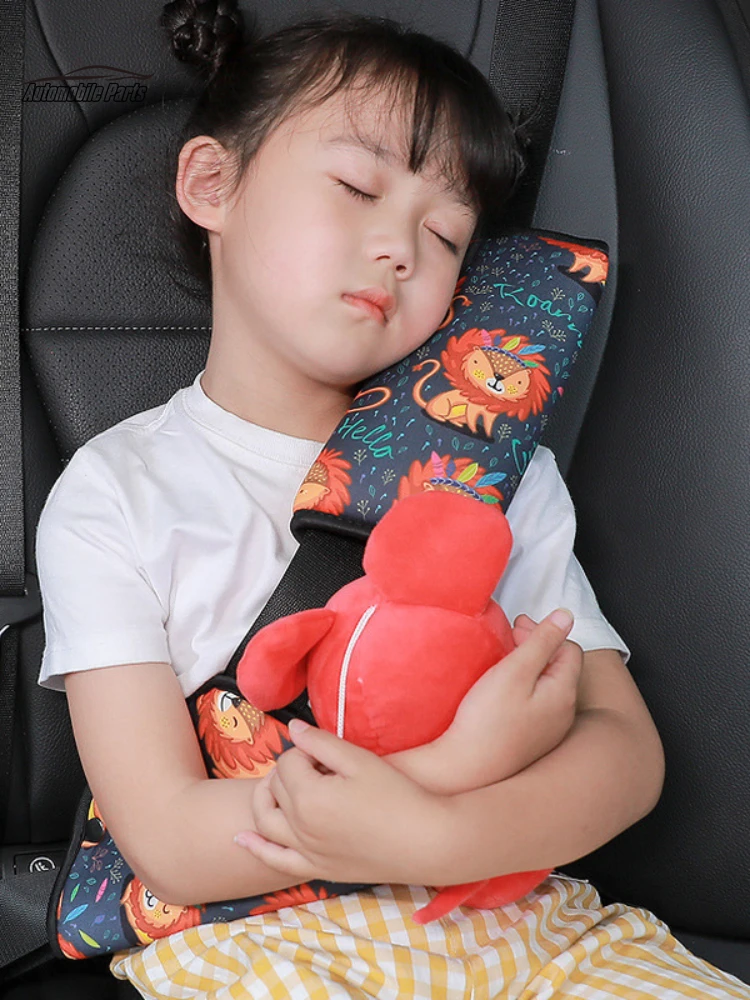 Car Seat Belt Adjustment Holder Seatbelt Padding Cover for Baby Child Kids Anti-Neck Safety Shoulder Positioner Shoulder Pad Kit