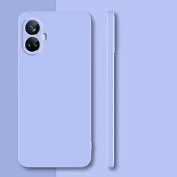 Enhanced Liquid Silicon Shockproof Soft Cover Case for Realme GT NEO 3 (GRAY)