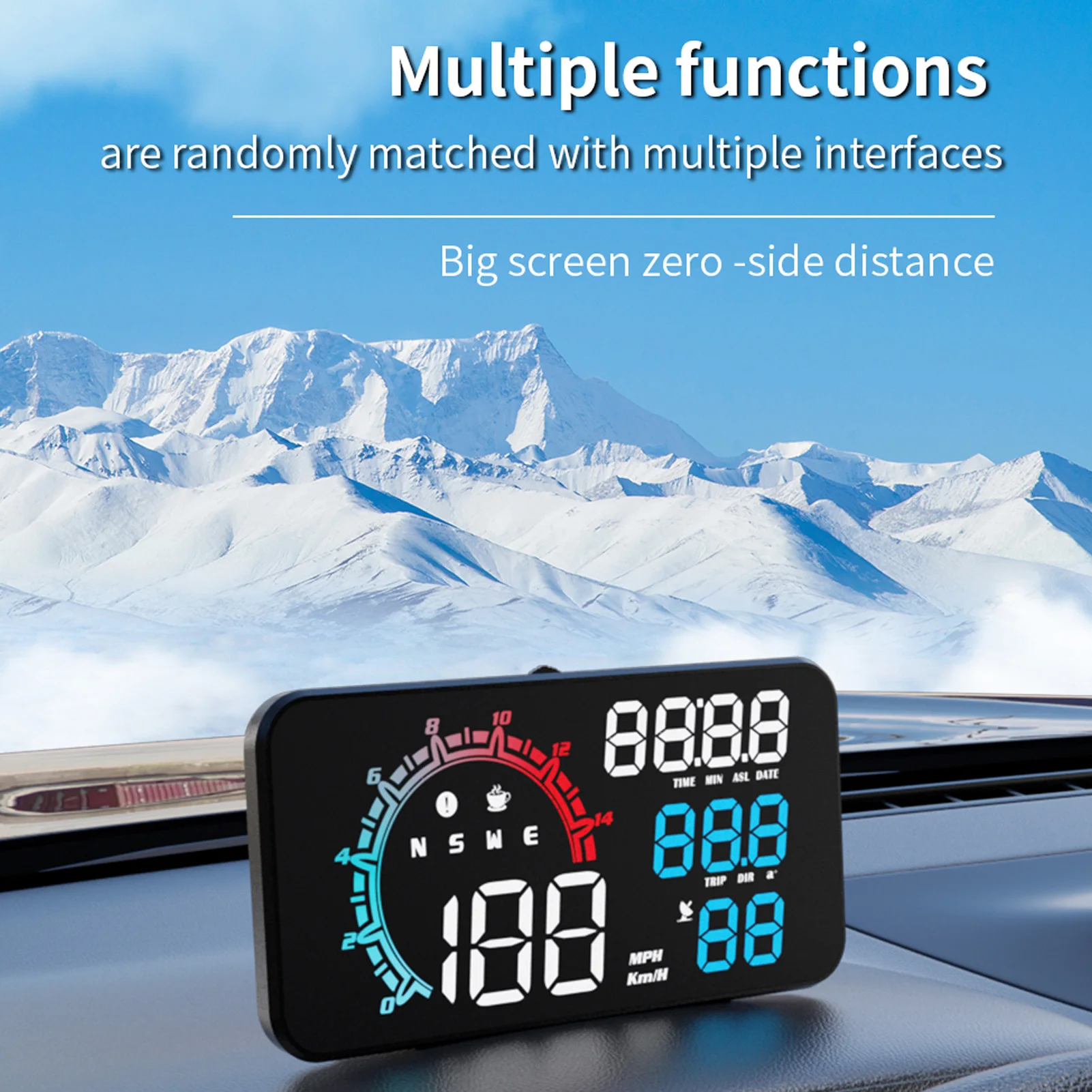 GPS ӵ HUD ÷, GPS ӵ, ӵ 溸,  Ƿ ˸, ߰ HD ÷,  