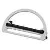 Scuba Dive D Ring Weight Belt Stopper Slider Keeper With D-Ring Harness Retainer Stopper Buckle Silver For Webbing Diving Sport 3