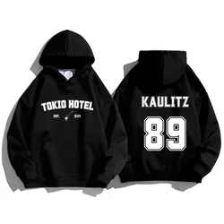 Kaulitz Sweatshirts Print Men/Women Casual Fashion Long Sleeves Tracksuit Woman Pullover Hooded Shirt Oversized Unisex Clothing