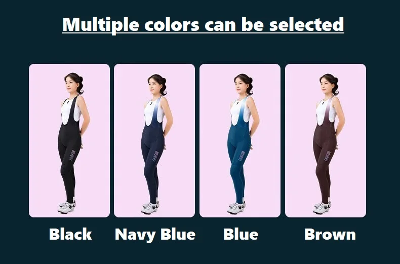 Description Picture 3 of itemLameda Women's Winter Bike Pants Thermal Fleece Cycling Trousers Windproof Long Bibs For Bicycle Sports