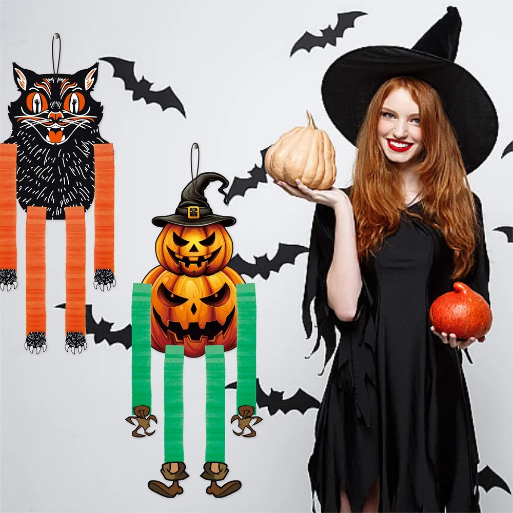 Spooky Halloween Hanging Ornament Set for Indoor & Outdoor Decor