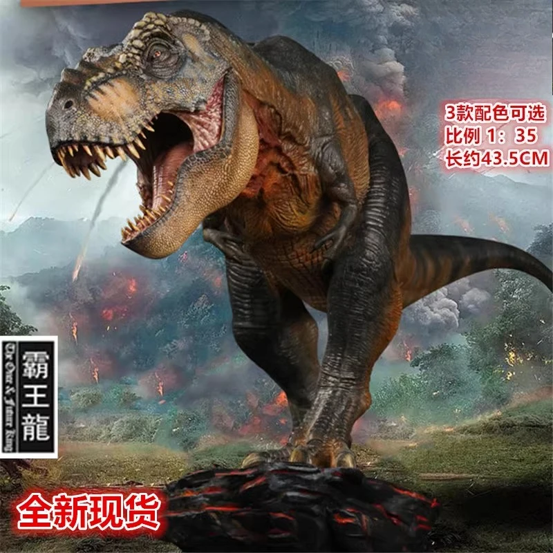 Tiranosaurio masculino jurásico rex, rey eterno, modelo de