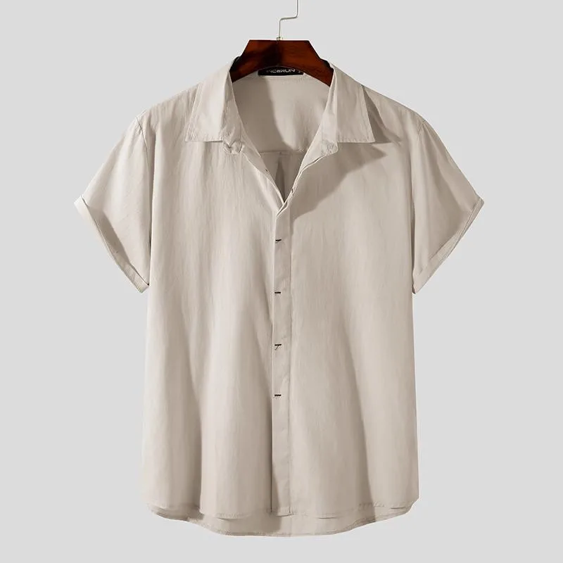 

Men's Casual Thin Solid Color Shirts shirt Khaki