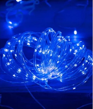 Solar-Powered LED Waterproof String Lights - Outdoor Holiday Decoration