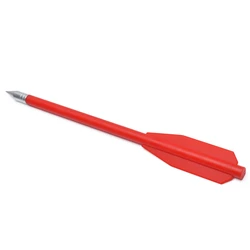 High - Performance Carbon Crossbow Bolts with Vanes - Set of 60, Ideal for Mini Bow Archery and Target Practice - Yellow (60pcs Red)