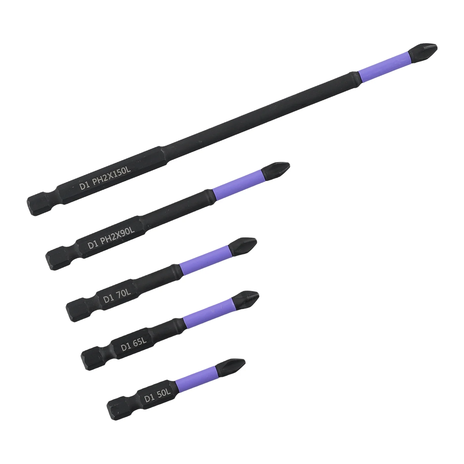 

Brand New Batch Head Screwdriver Bit 25/50/65/70/90/150mm Alloy Steel Batch Head Impact Resistance Non-slip Cross Screwdriver