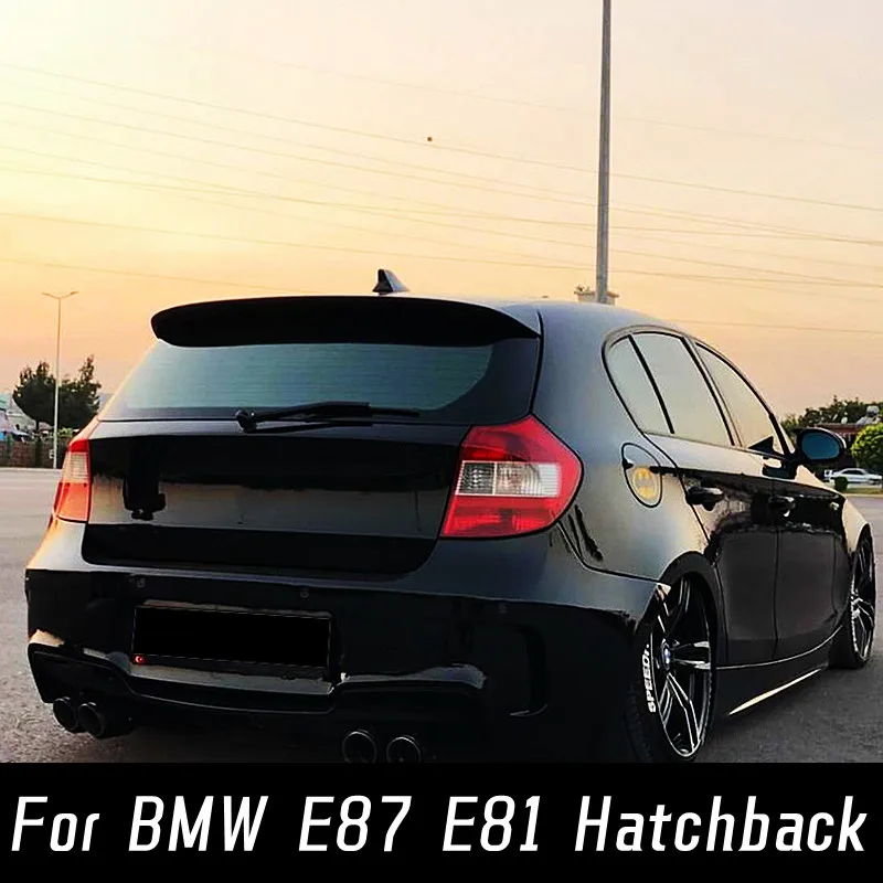 

For 2004-2012 BMW 1 Series Hatchback E87 E81 120i 118i 116i Rear Roof Trunk Lid Car Spoiler Wings Exterior Tuning Accessories