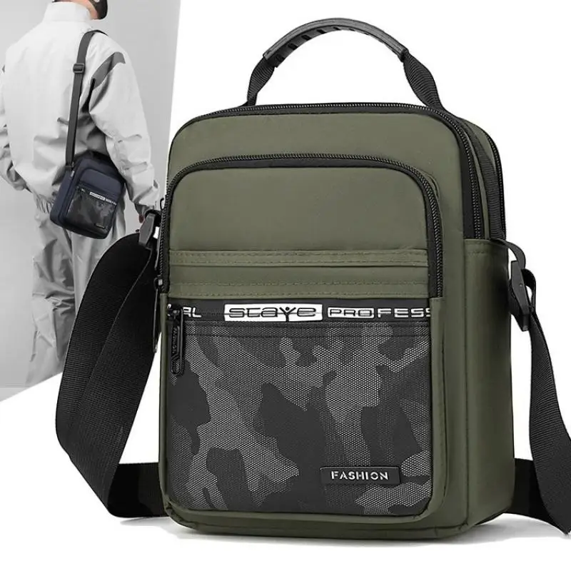Natural men handbag shoulder bag chest bag