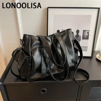 Leather Ladies Large Capacity Shoulder Bag Luxury Designer Purses and Handbag for Women Messenger Bag High Quality Crossbody Bag 1