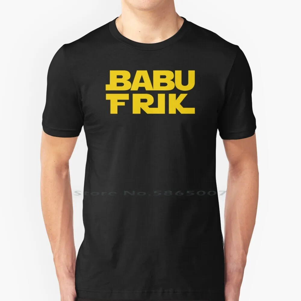 Футболка Babu Frik из 100% хлопка для малышей Боба Фетт Джанго охотник за головой рост