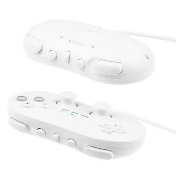Controller Cablato Classico, Joystick per Console Wii/Wii U, Telecomando per Videogiochi Nintendo Wii/Wii U