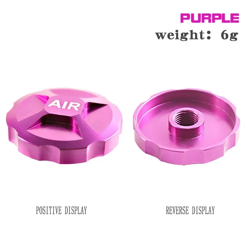 Couvercle De Valve De Gaz Pour Fourche VTT - En Alliage D'aluminium Léger, Couleur Violet (plusieurs Coloris)