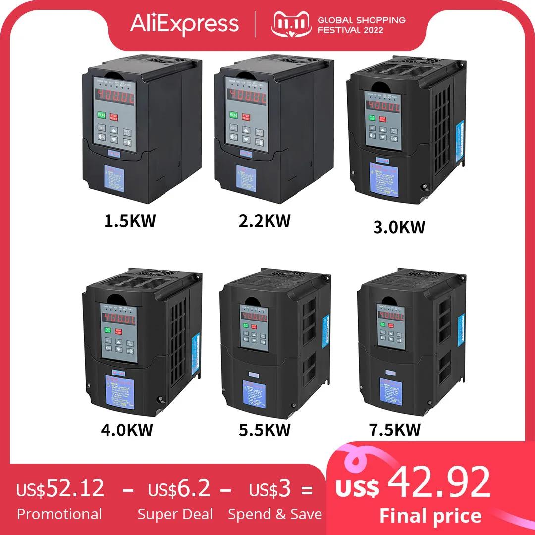 Frequency Drive Converter | Output Speed Controller | Phase Converter | Inverter Ac - Inverters & Converters - Aliexpress