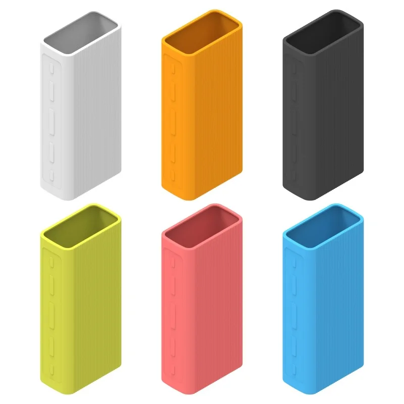 Силиконовый защитный чехол для Xiaomi Mi Power Bank 3 Gen PB3018ZM, 30000 мАч