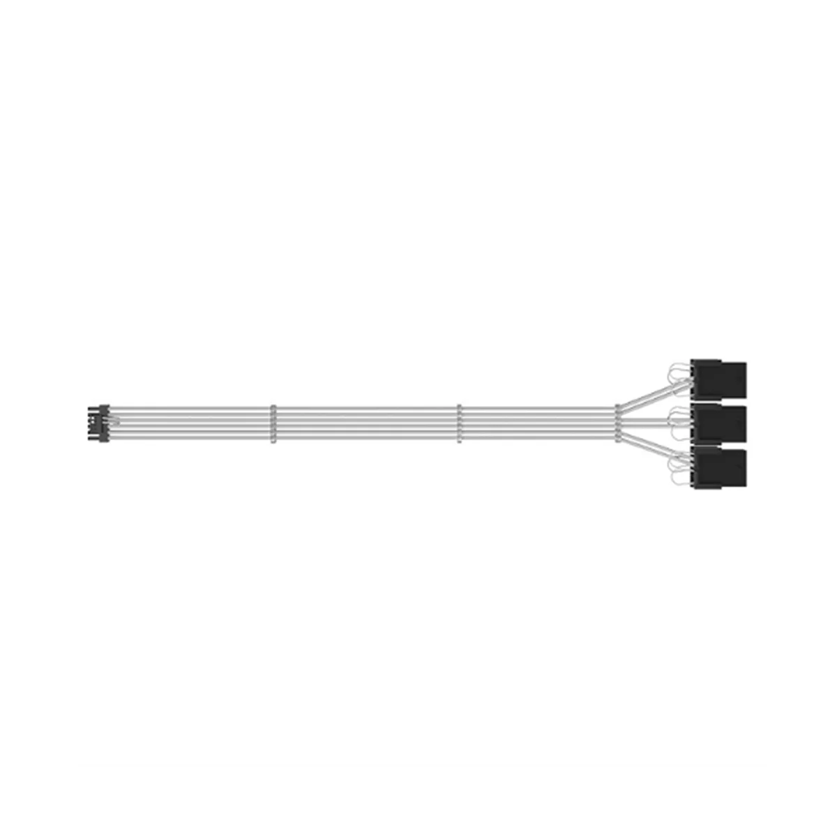 

12VHPWR PCI-E 5.0 Extension Cable 16 Pin to 3X8Pin(6+2) Sleeved Extension 16AWG Cable Compatible for 3090Ti &RTX 4080(B)