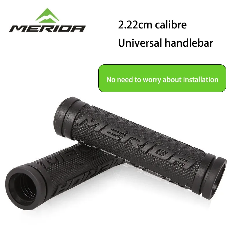MERIDA Bicycle Grip Rubber Handle Case Shock Absorption and Non-slip bicycle handlebar grips,bike handlebar grips,bike handle grips