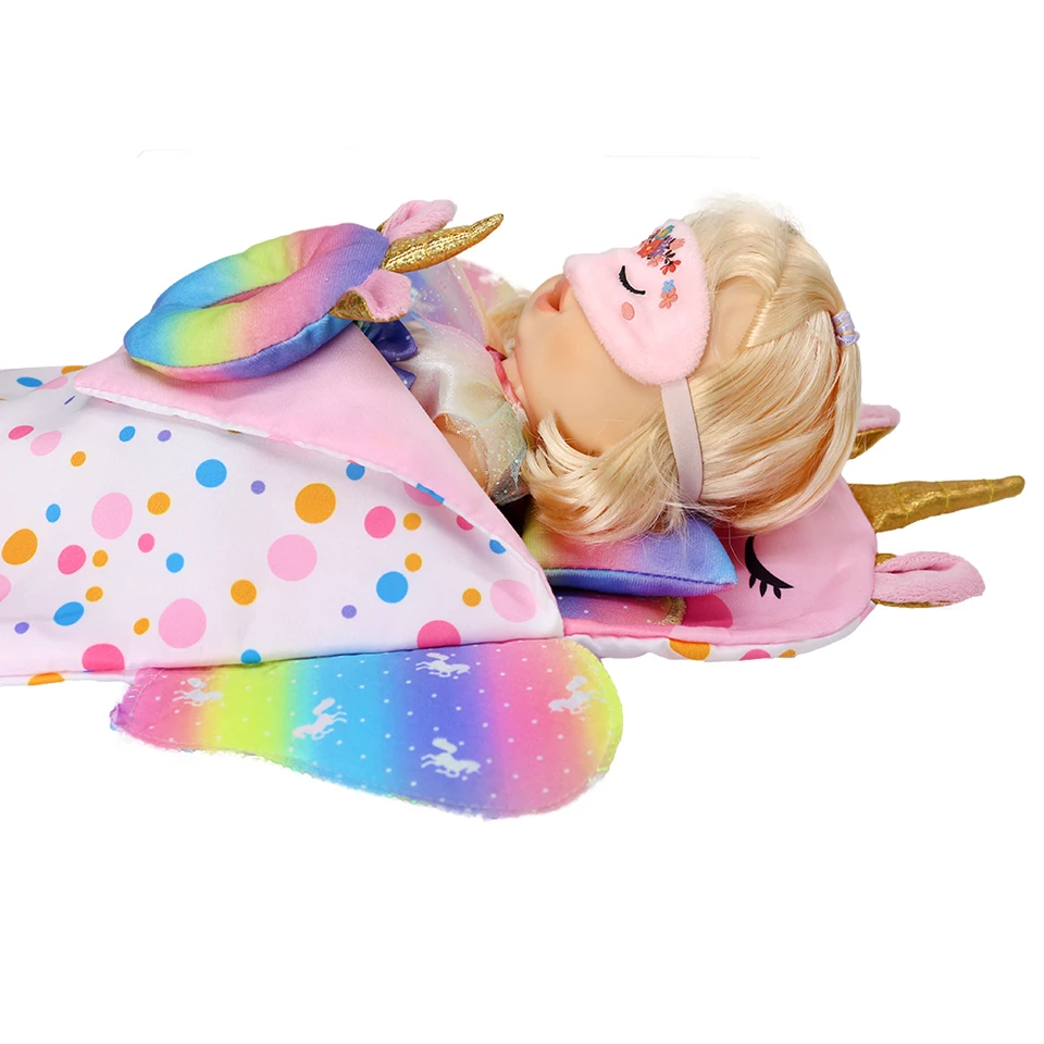 Gigoteuse Et Oreiller Poupée PinkZebra – Coton 100%, Abeille – Lavable 40°C
