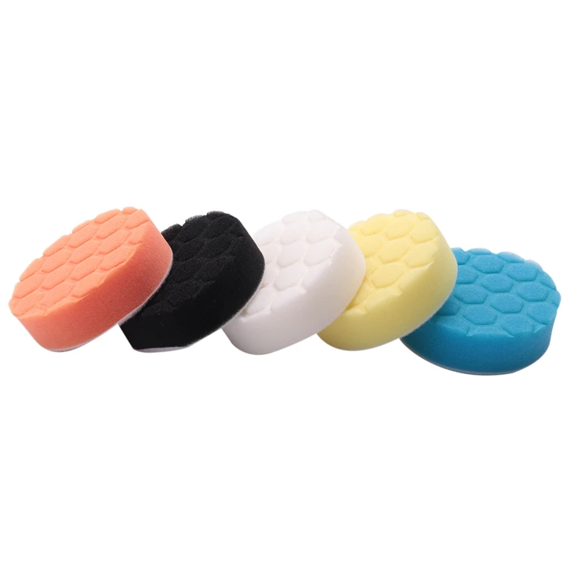 

5Pcs Polishing Pads Buffing Sponge Pads Kit For Car Buffer Polisher Sanding, Waxing, Polishing, Sealing Glaze