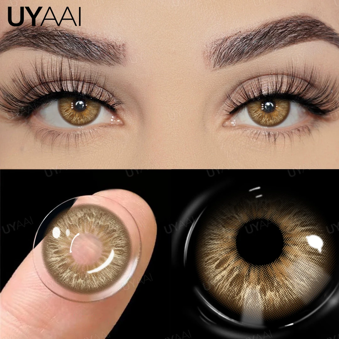 Natural Beauty Green & Gray Contact Lenses