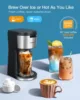 Iced Coffee Maker, Hot & Cold Coffee Maker Single Serve for K Cup / Ground, w/ Descaling Reminder & Self Cleaning | USA | NEW 2