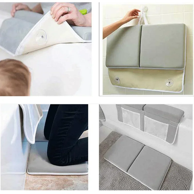 

Children Bathing Mat Bath Kneeler Rest Pad Set Elbow Support Knee Mat Kneeling Pad Bathtub Kneeling Mat Arm Support Kneeling Mat