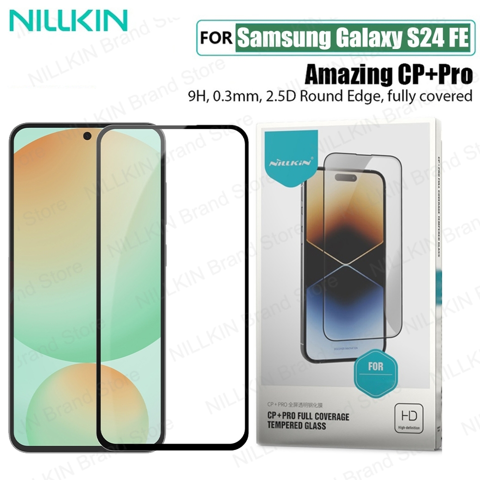 Nillkin For Samsung Galaxy S24 FE Tempered Glass CP+PRO Anti-Explosion 2.5D Full Glue Fully Screen Protector For Samsung S24 FE