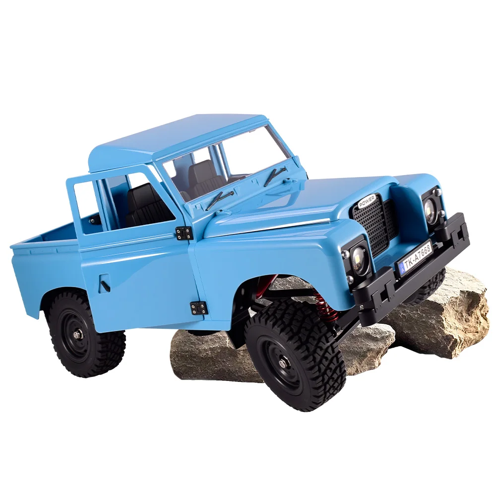 9IMOD RC 크롤러 1:10 4WD 듀얼 속도 380 모터 LED 조명 오프로드 트럭 RTR