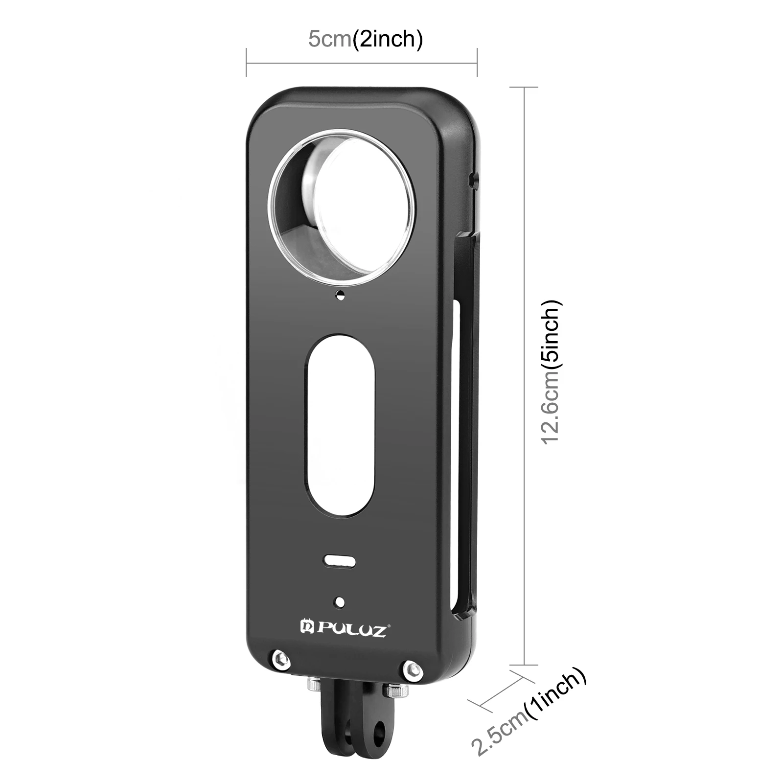 PULUZ-jaula protectora de Metal para Insta360 X3, marco de plataforma y cubierta protectora de lente para Insta360 X3, accesorios para Cámara de Acción