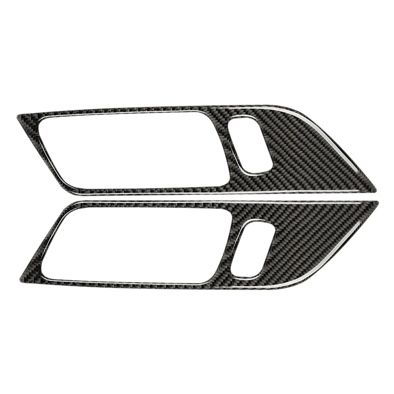 

Наклейка на дверную крышку из углеродного волокна для Ford Mustang 2015-2020 GT, модификация отделки ручки дверного замка