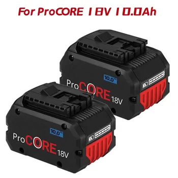 CORE18V 10000mAh ProCORE 교체 배터리 Bosch 18V 전문 시스템 무선 공구 BAT609 BAT618 GBA18V80 21700 셀, 보쉬 프로코어 교체 배터리