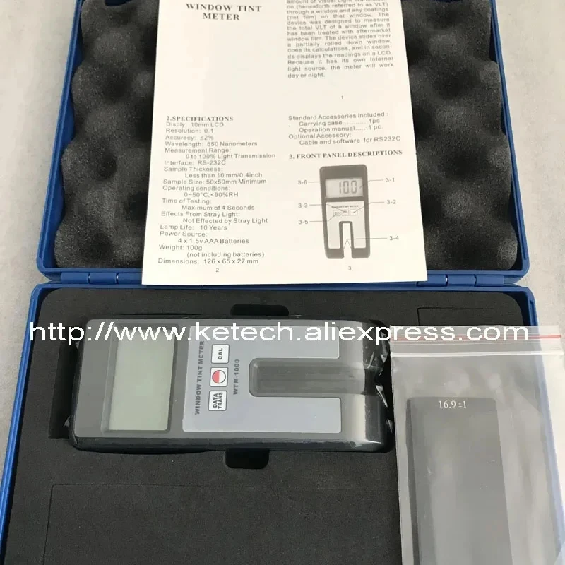 Digital Window Tint Meter