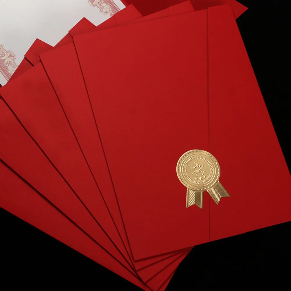 

Honor Certificate Shell Cover Paper Award Holder Document Folder Diploma Holders