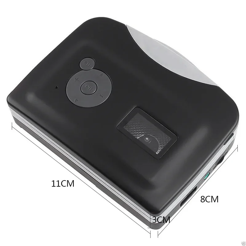 Ezcap USB Cassette Capture Cassette Tape-to-MP3 Converter Into Computer Stereo HiFi Sound Quality Mega Bass music digitizer player