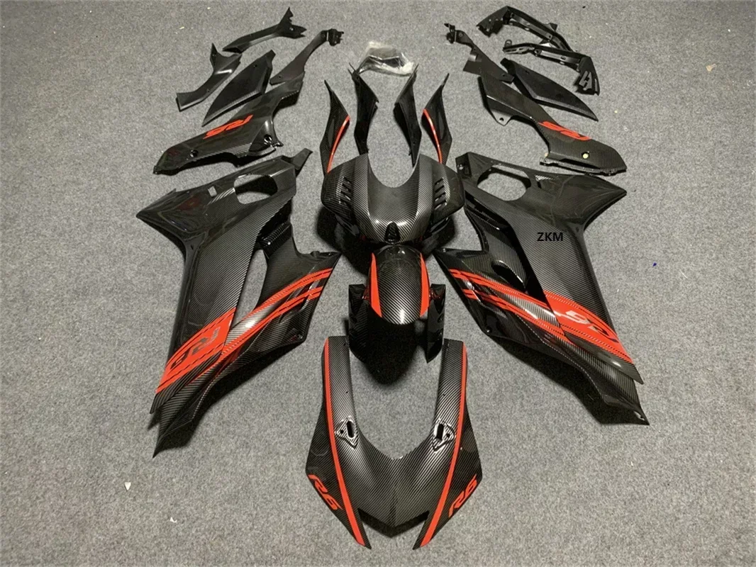 

Motorcycle Fairings Kit Fit For Yzf R6 2017 2018 2019 Bodywork Set 17 18 19 High Quality Abs Injection New Carbon fiber paint