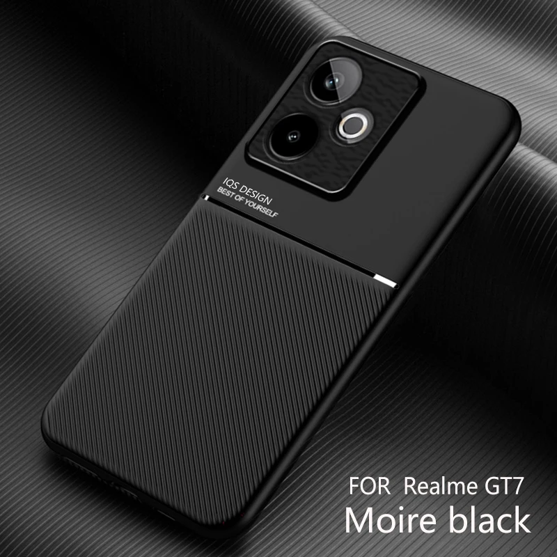 Minimalist Business Style PU Leather + TPU Non-Slip Texture Protective Back Cover