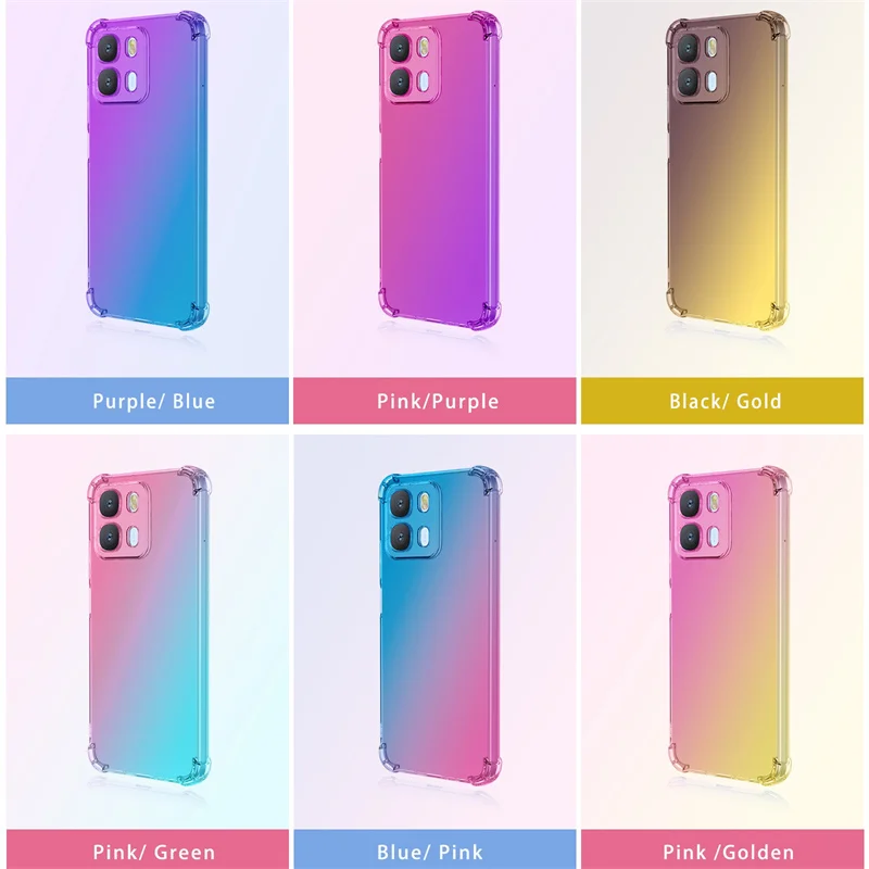 Enhanced Gradient Shockproof TPU Protective Case – Airbag Design Cover
