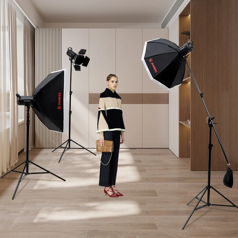 JINBEI SPARK400D 400W GN66 Professional Studio Flash Strobe with