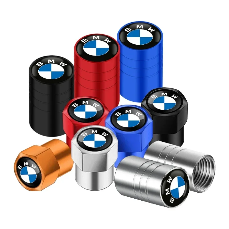 4PCS auto wheel tire valve stem caps cover for BMW M Power Performance E90 F20 E46 E60 X1 X3 X5 X6 M3 M5 F30 E92 car accessories