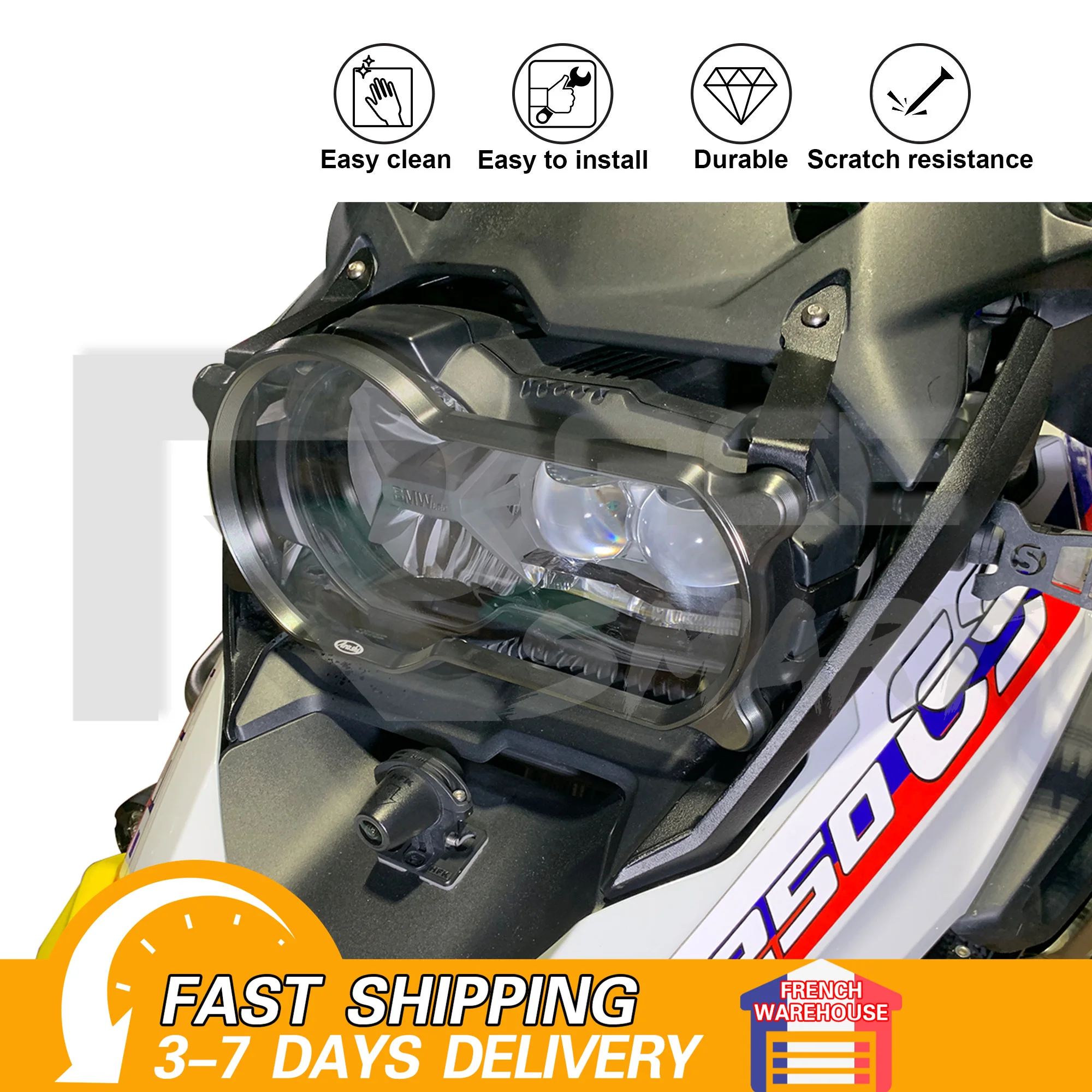 For Bmw R1250gs R1250gs 20192022 Motorcycle Headlight Light Cover