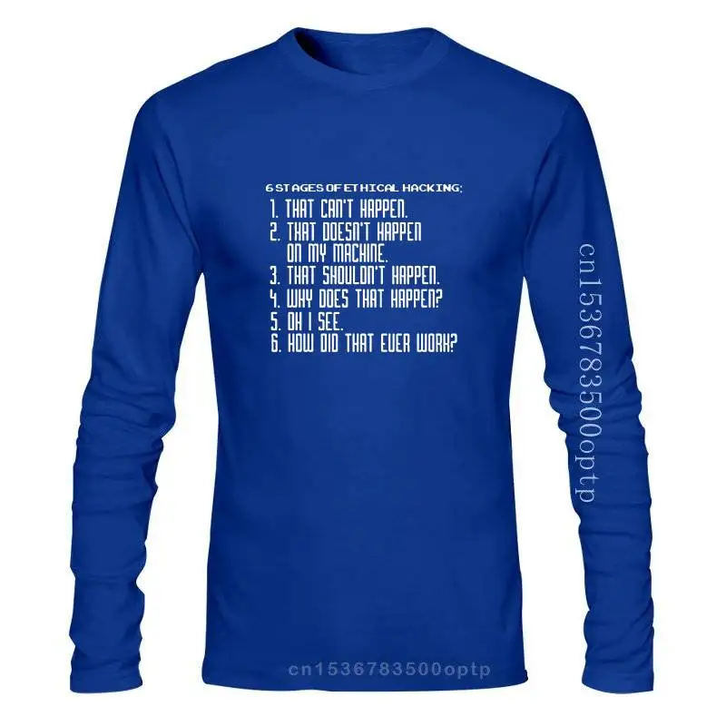 mens clothes Printed Sunlight White Hat Pentester Ethical Hacker T-Shirt For Mens Classical Hilarious T Shirts O-Neck Clothe |