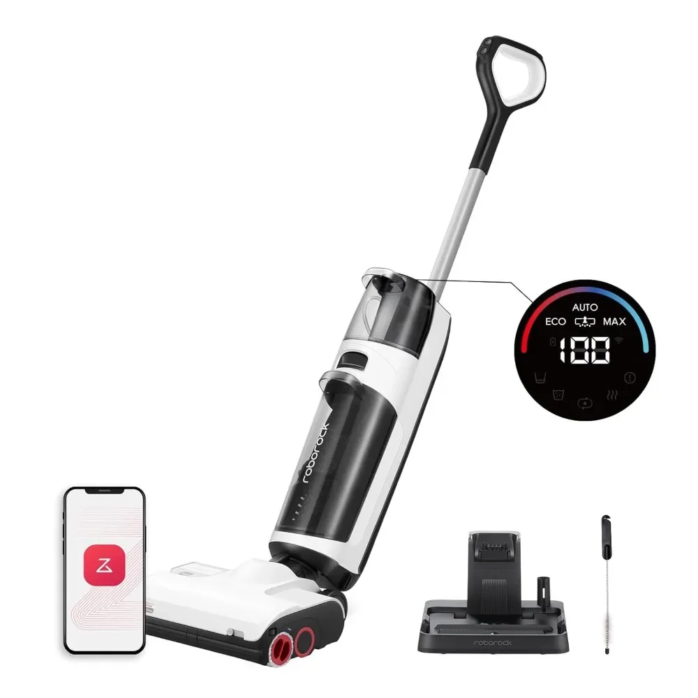 Wet and Dry Vacuum Cleaner with 17000Pa Intense Power Suction, Self-Cleaning & Drying System, Auto Cleaning Solution Dispenser
