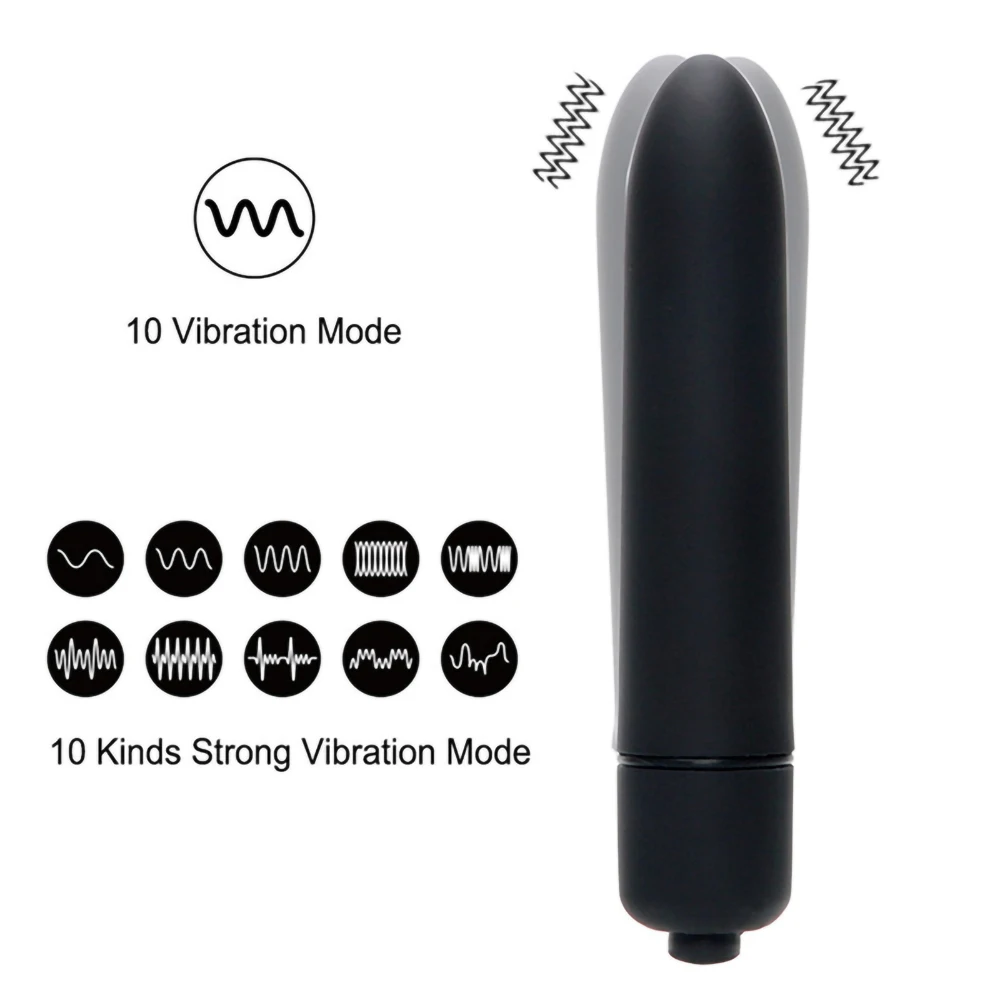 Mini Bullet 10 brzina Vodootporne igračke za G-točku za žene Stimulator klitorisa Analni dildo Vibrator Seks igračka za odrasle 18_voghion.com