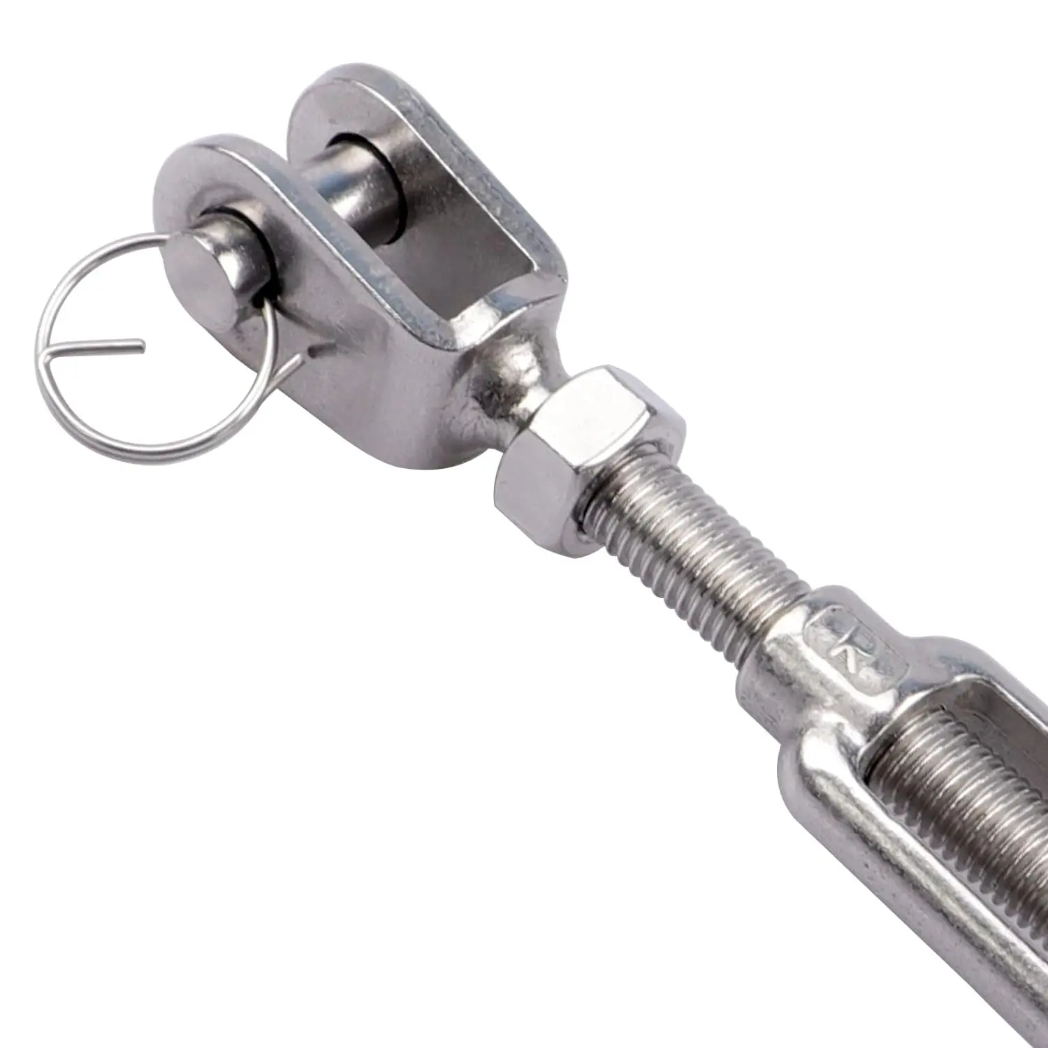 Lot De 2 Tendeurs En Acier Inoxydable M12 - Corps Fermé, Mâchoire/mâchoire - Pour Câbles, Cordes, Tyroliennes