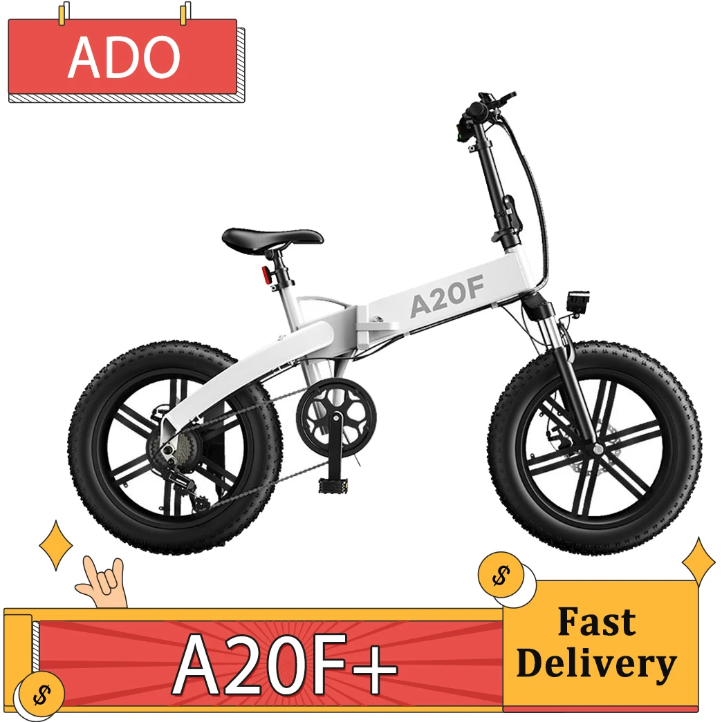 ADO A20F+ Offroad Electric Folding Bike 20*4.0 inch 500W Brushless