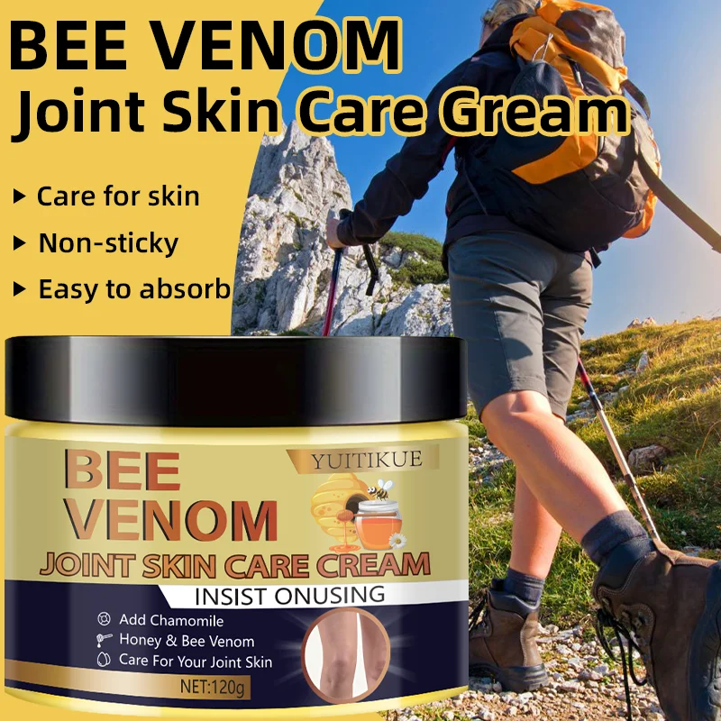 Bee Venom Cream for Joint and Muscles Soothing Leg skin Reduce ltchinessStrengthen Barrier Moisturizing Knee Body Massage Cream